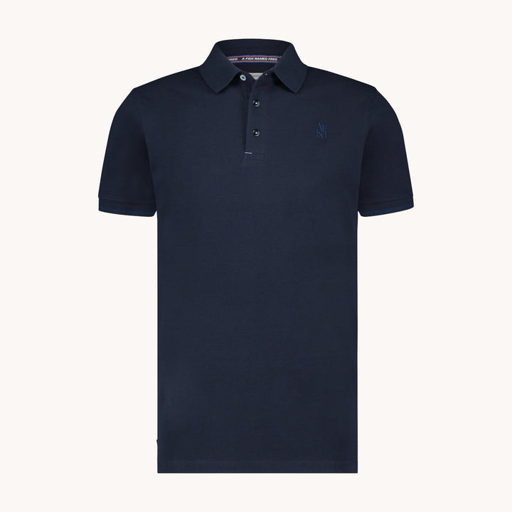 Men's Garment-Dyed Cotton Polo Shirt – Soft Washed Colours