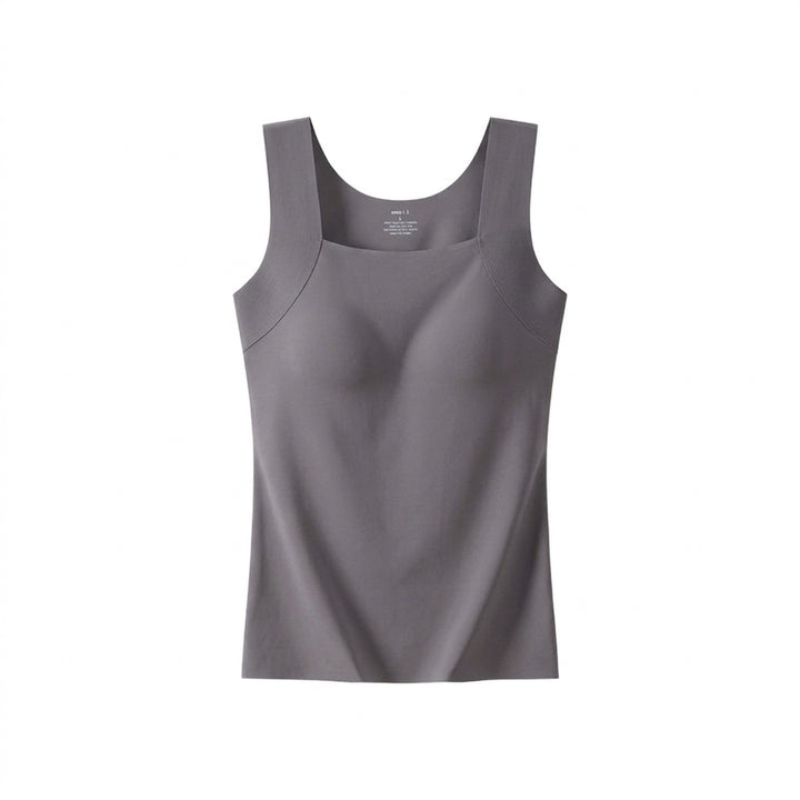 Women's Built-In Bra Support Tank Top – Wireless Comfort Vest – view 5