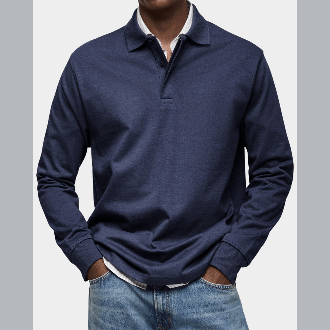 Wilson | Klassisches Langarm-Poloshirt