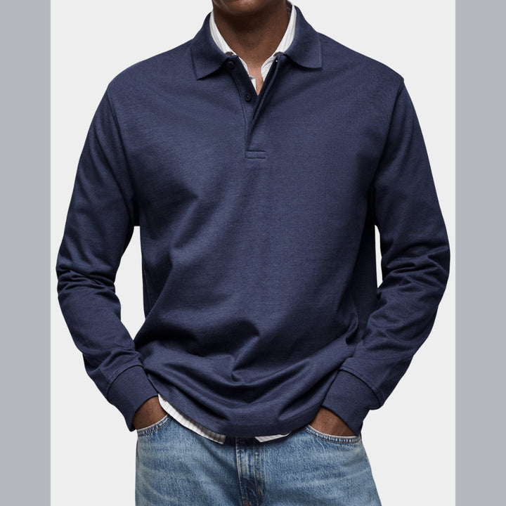Wilson | Klassisches Langarm-Poloshirt