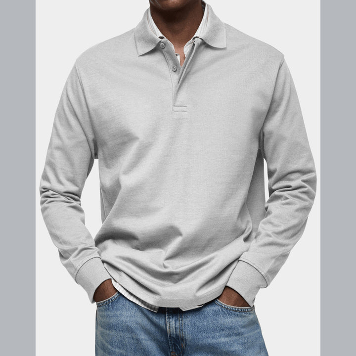 Wilson | Klassisches Langarm-Poloshirt