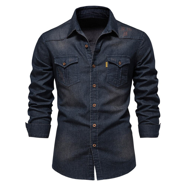 Men's Cotton Button-Down Shirt – Smart Casual Everyday Wear – view 4