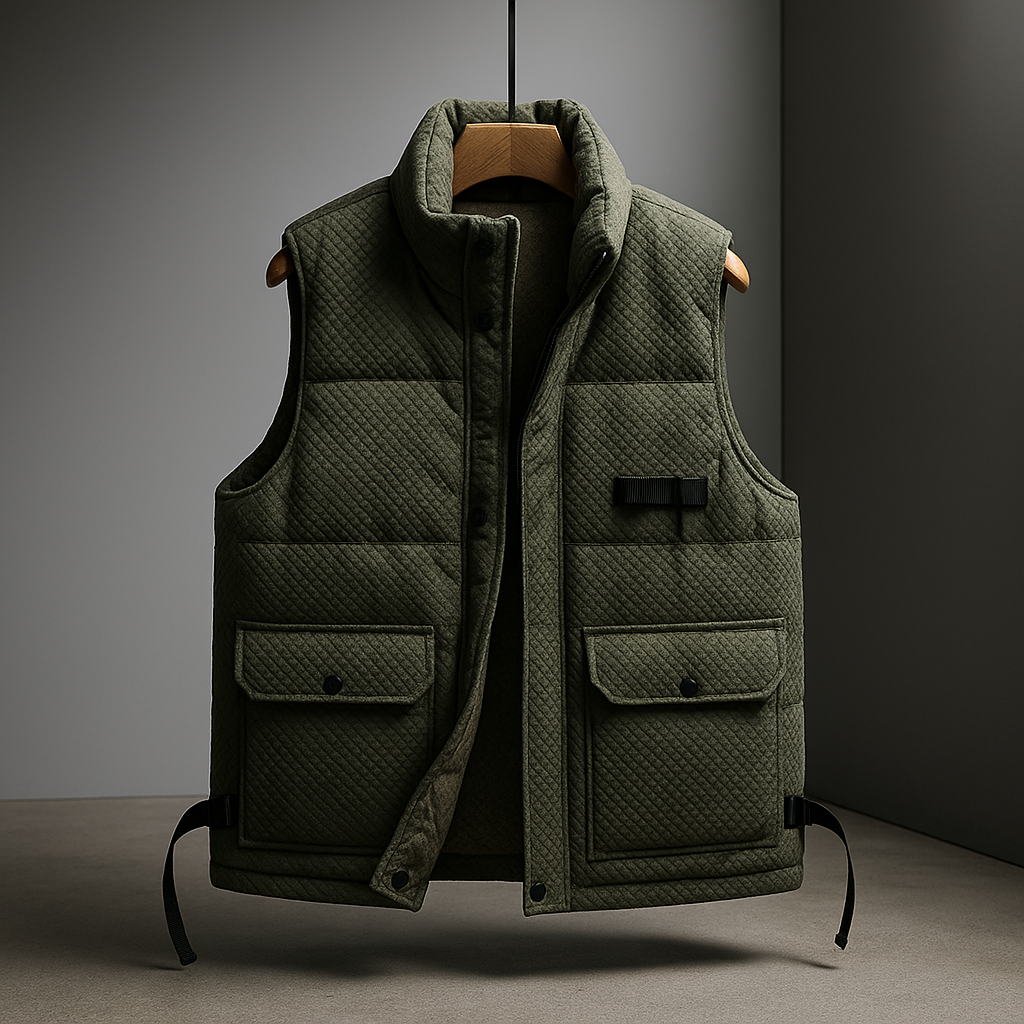 Men's Quilted Insulated Gilet – Lightweight Layering Vest – view 2