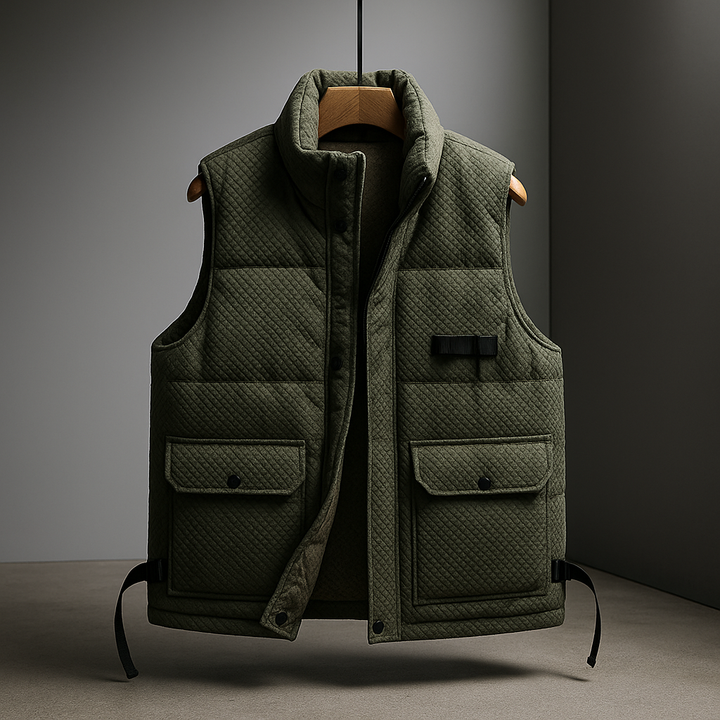 Men's Quilted Insulated Gilet – Lightweight Layering Vest – view 2