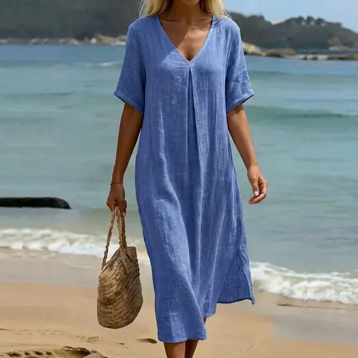 Women's Relaxed Flowing Maxi Dress - Summer Essential