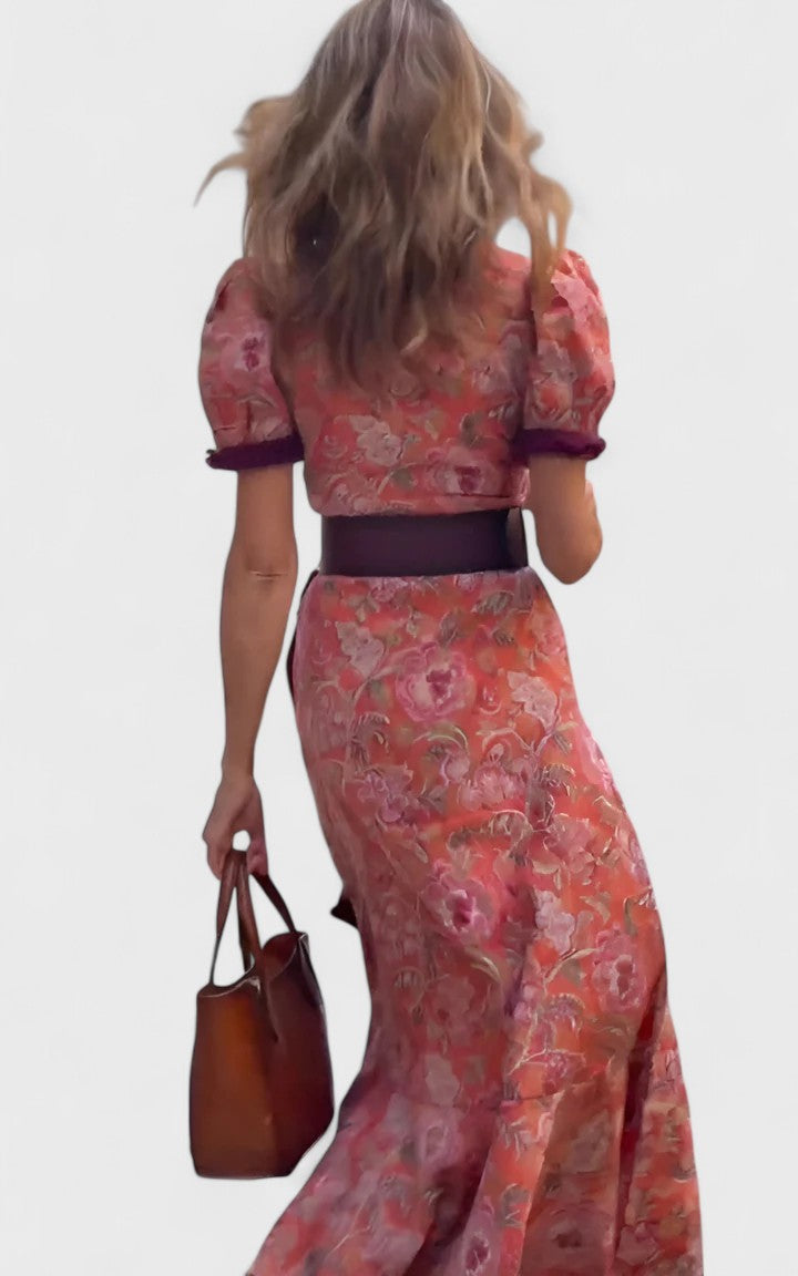 Women's Elegant Maxi Dress - Flowing Silhouette for Any Occasion