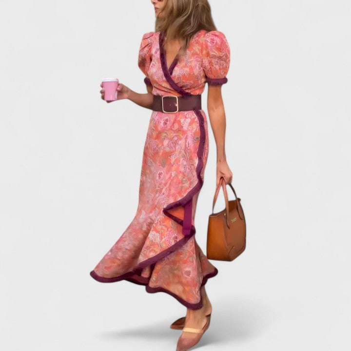 Women's Elegant Maxi Dress - Flowing Silhouette for Timeless Beauty