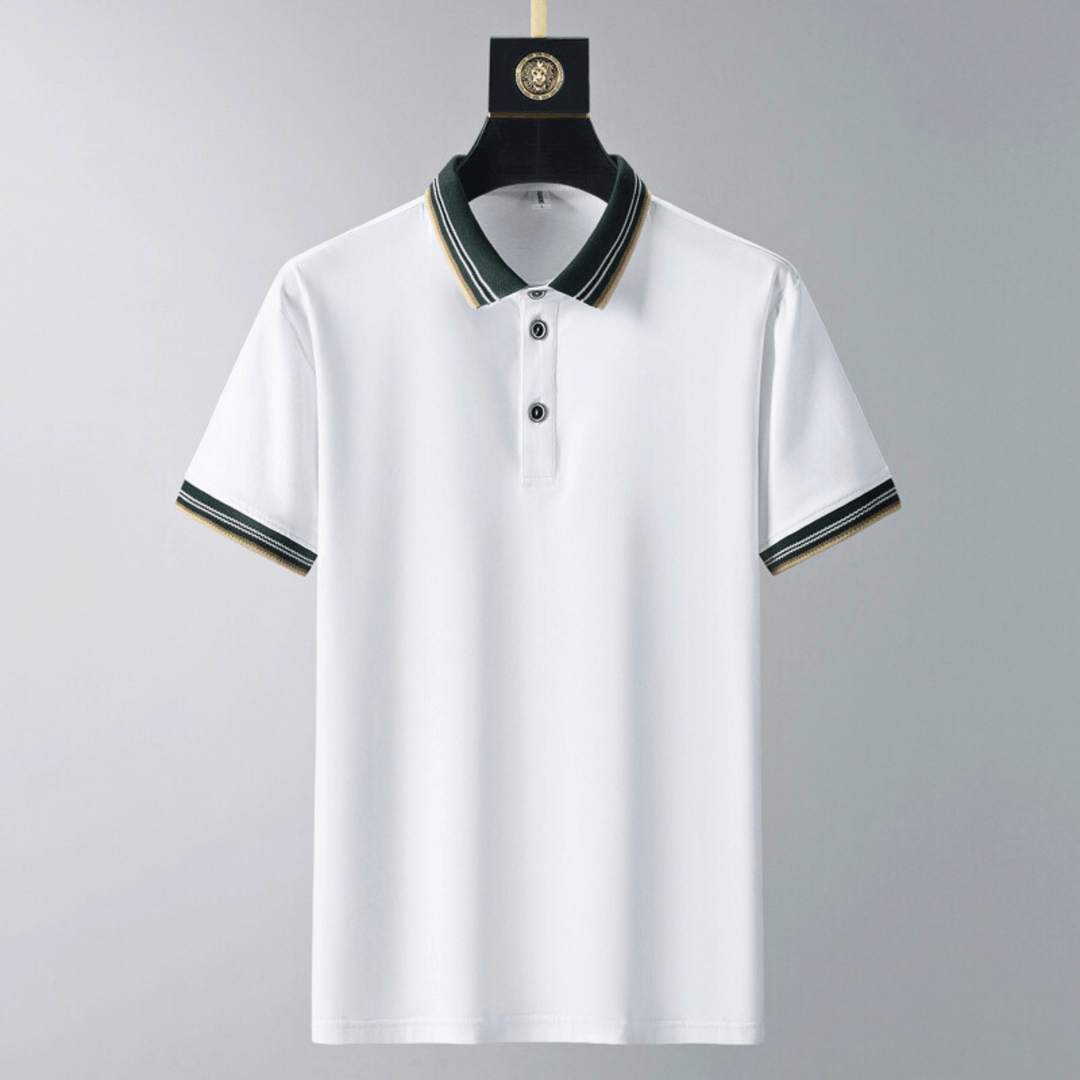 Men's Polo Lounge Set – Tipped Collar Top and Trousers – view 7