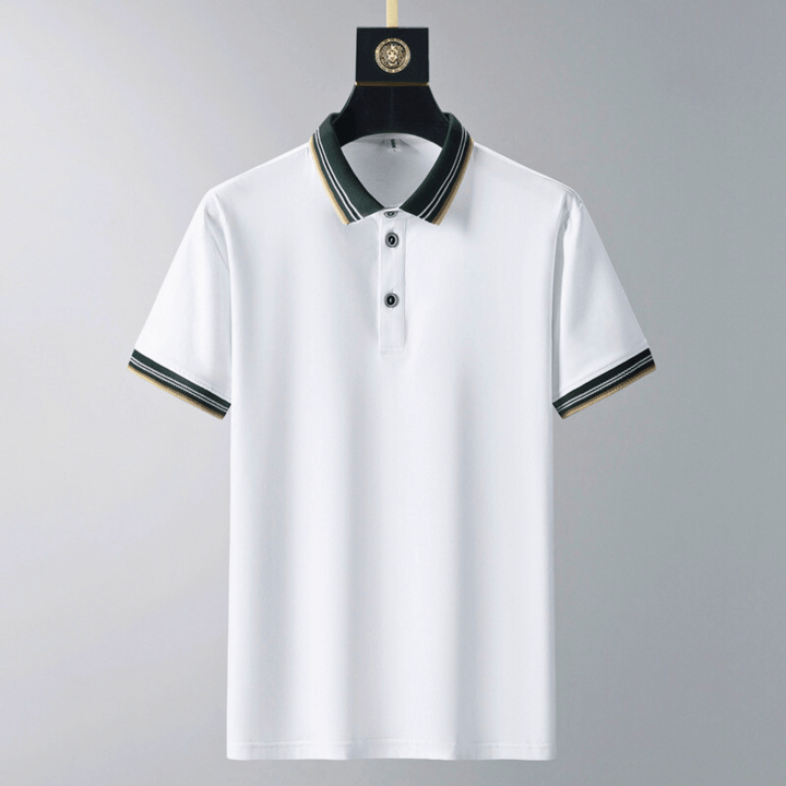 Men's Polo Lounge Set – Tipped Collar Top and Trousers – view 7