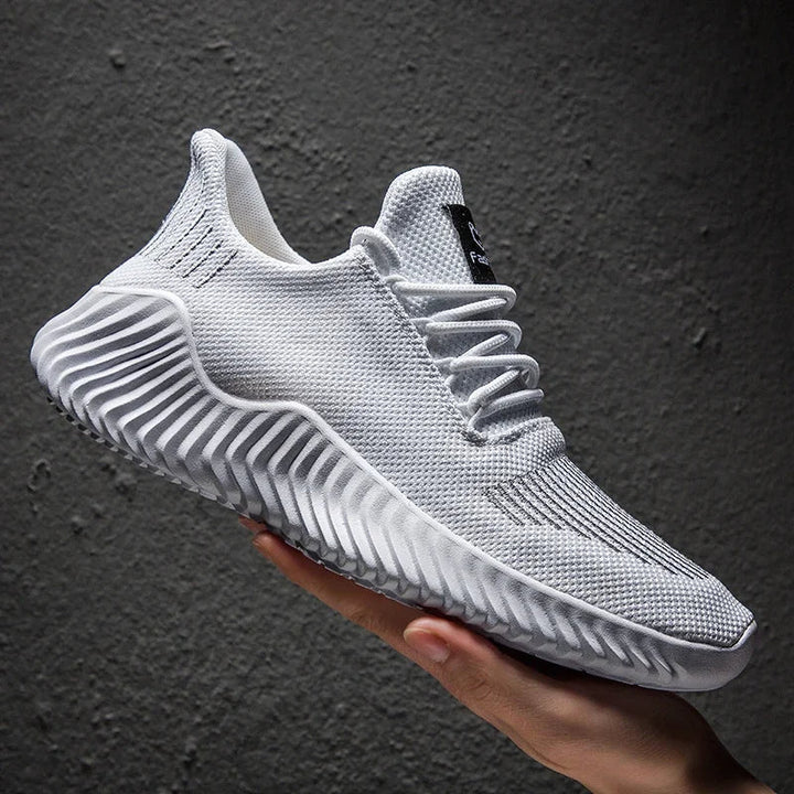 Men's Knit Trainers – Breathable Cushioned Everyday Sneakers – view 5